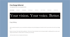 Desktop Screenshot of freerangeeditorial.com