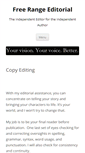 Mobile Screenshot of freerangeeditorial.com